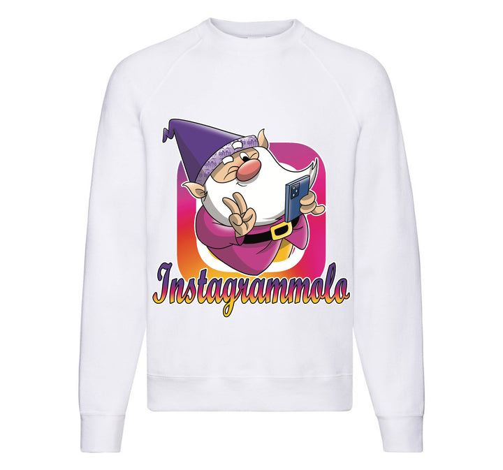 Felpa Classic Uomo Donna INSTAGRAMMOLO ( IN327856152 ) - Gufetto Brand 