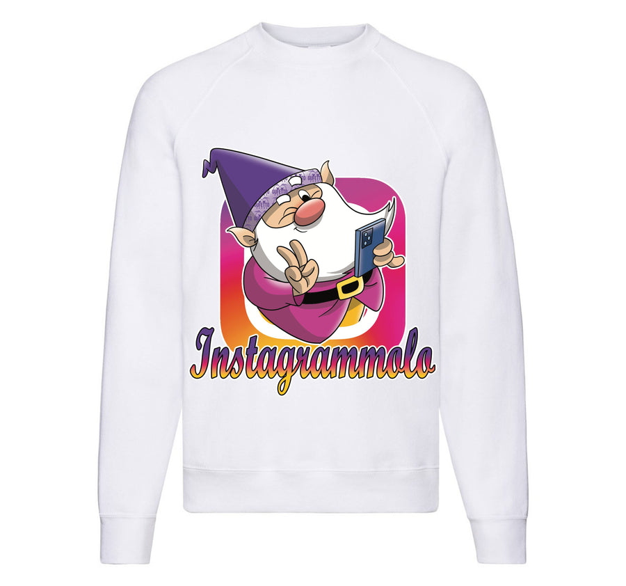 Felpa Classic Uomo Donna INSTAGRAMMOLO ( IN327856152 ) - Gufetto Brand 