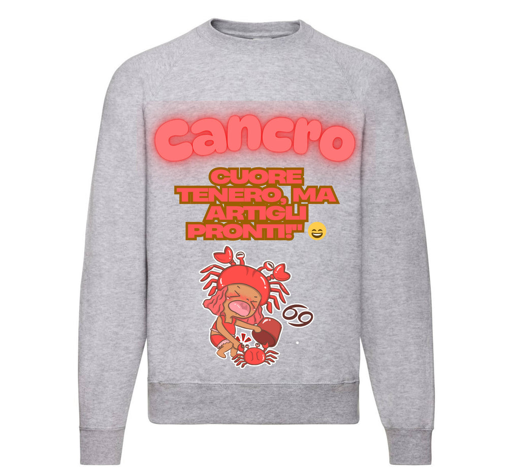 Felpa Classic Uomo Donna CANCRO ( CA75098745 ) - Gufetto Brand 