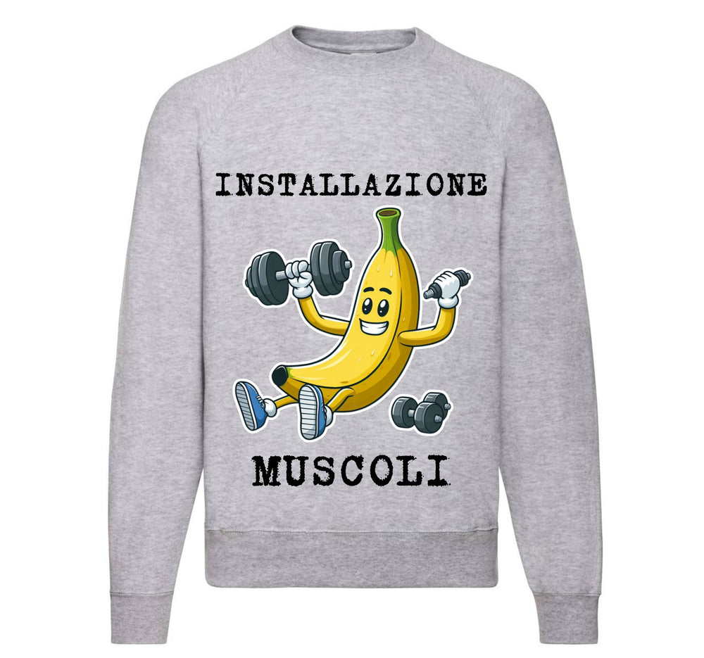Felpa Classic Uomo Donna MUSCOLI ( MU4598756 ) - Gufetto Brand 