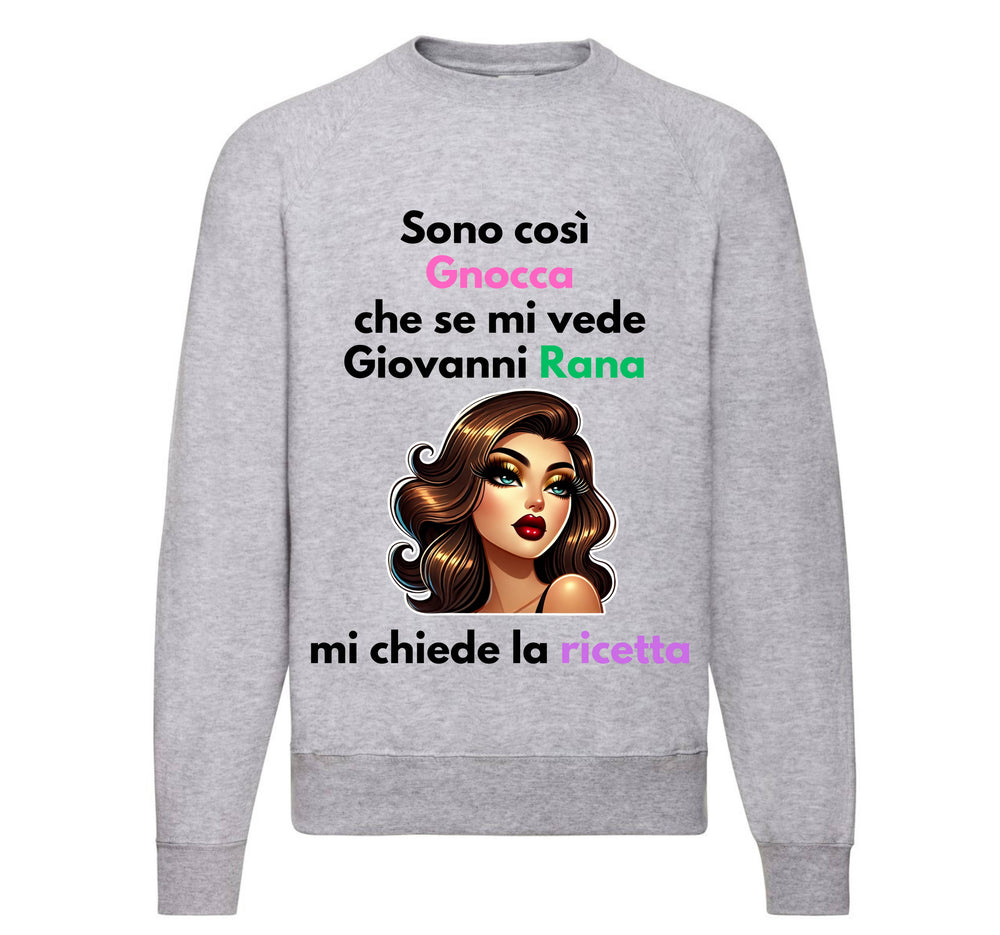 Felpa Classic Uomo Donna GNOCCA ( GN75623647 ) - Gufetto Brand 