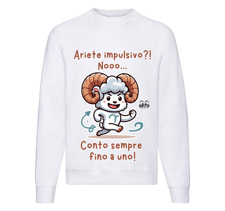Felpa Classic Uomo Donna ARIETE ( AR04675892 ) - Gufetto Brand 