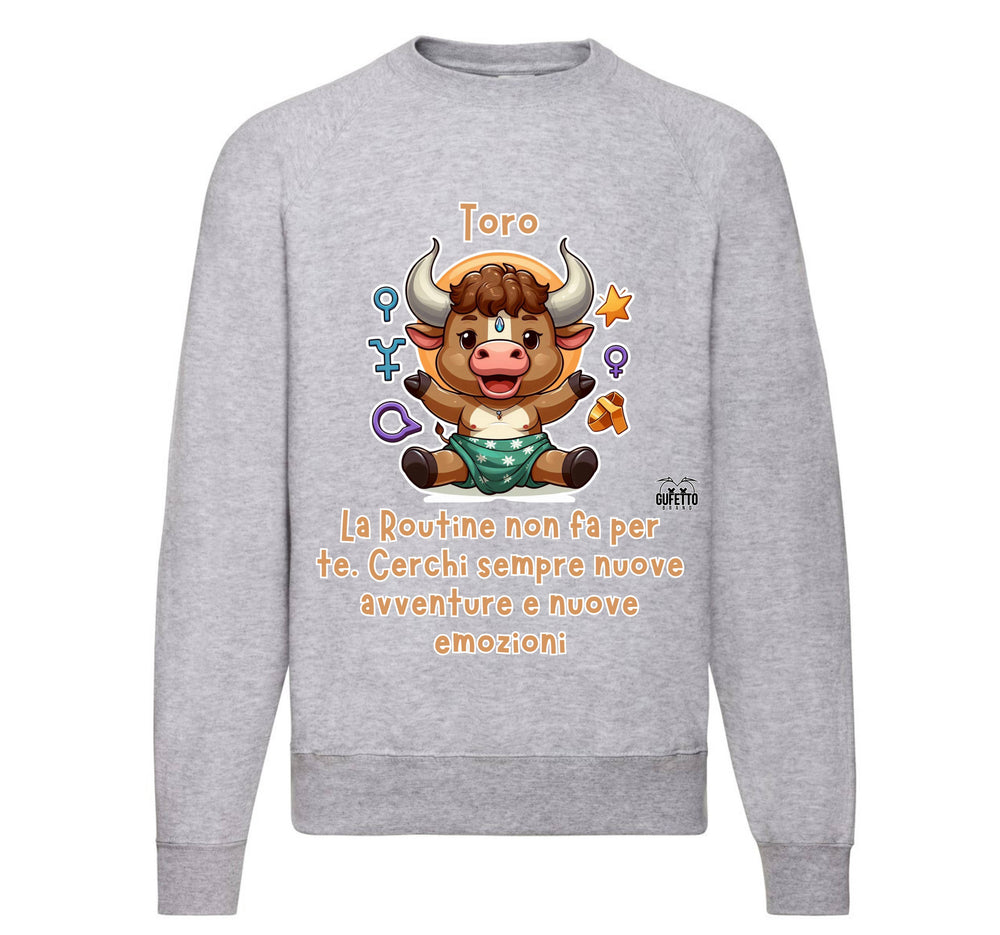 Felpa Classic Uomo Donna TORO ( TO1209876453 ) - Gufetto Brand 