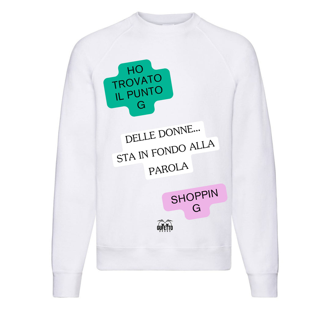 Felpa Classic Uomo Donna PUNTO G ( PU8256325875 ) - Gufetto Brand 