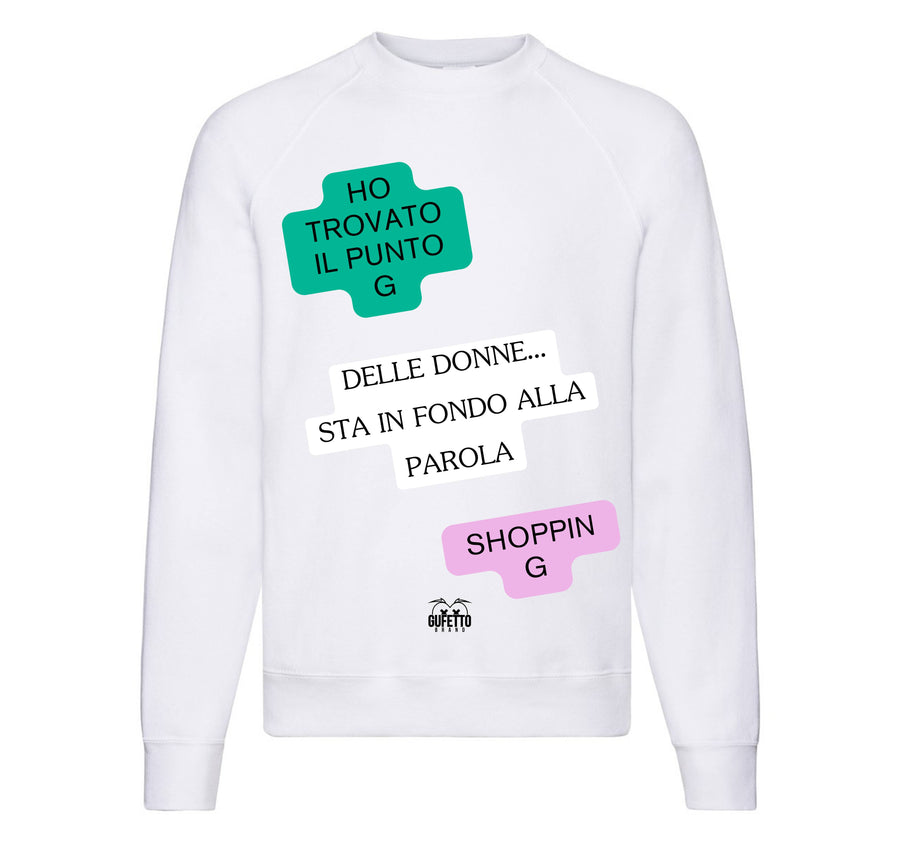 Felpa Classic Uomo Donna PUNTO G ( PU8256325875 ) - Gufetto Brand 