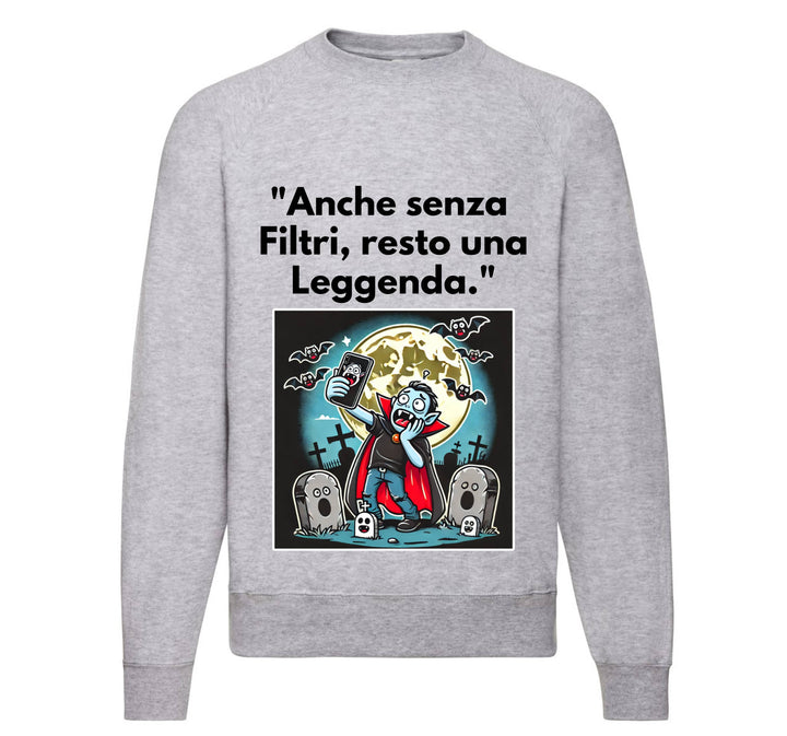 Felpa Classic Uomo Donna LEGGENDA ( LE560996875 ) - Gufetto Brand 