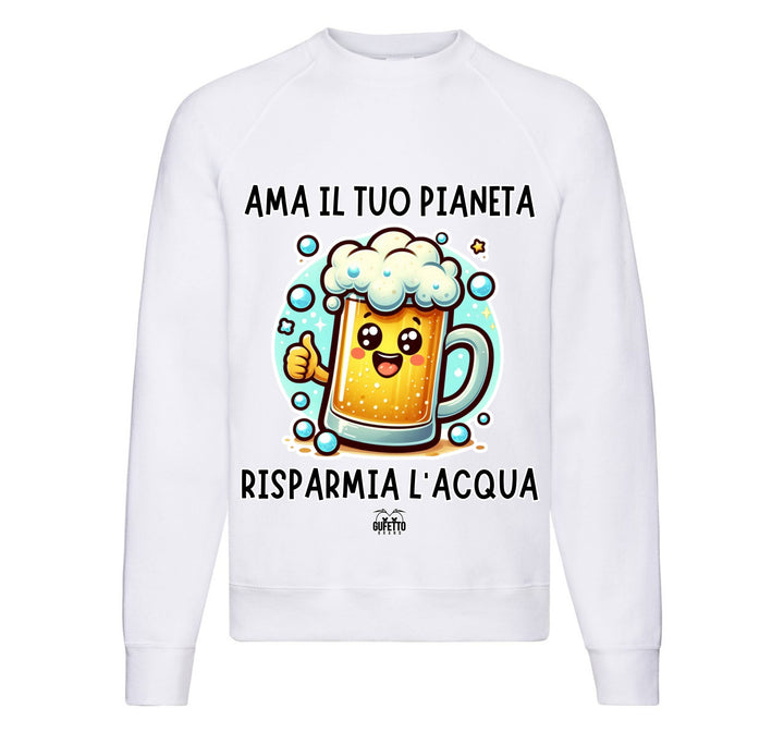 Felpa Classic Uomo Donna PIANETA ( PI0128475937458 ) - Gufetto Brand 