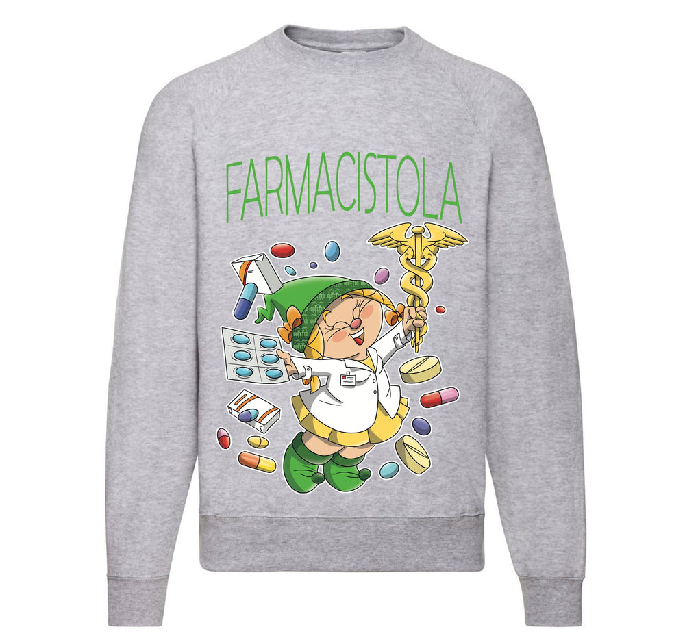 Felpa Classic Uomo Donna FARMACISTOLA( FA784536276 ) - Gufetto Brand 