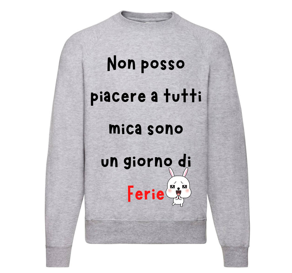 Felpa Classic Uomo Donna FERIE ( FE549876354 ) - Gufetto Brand 