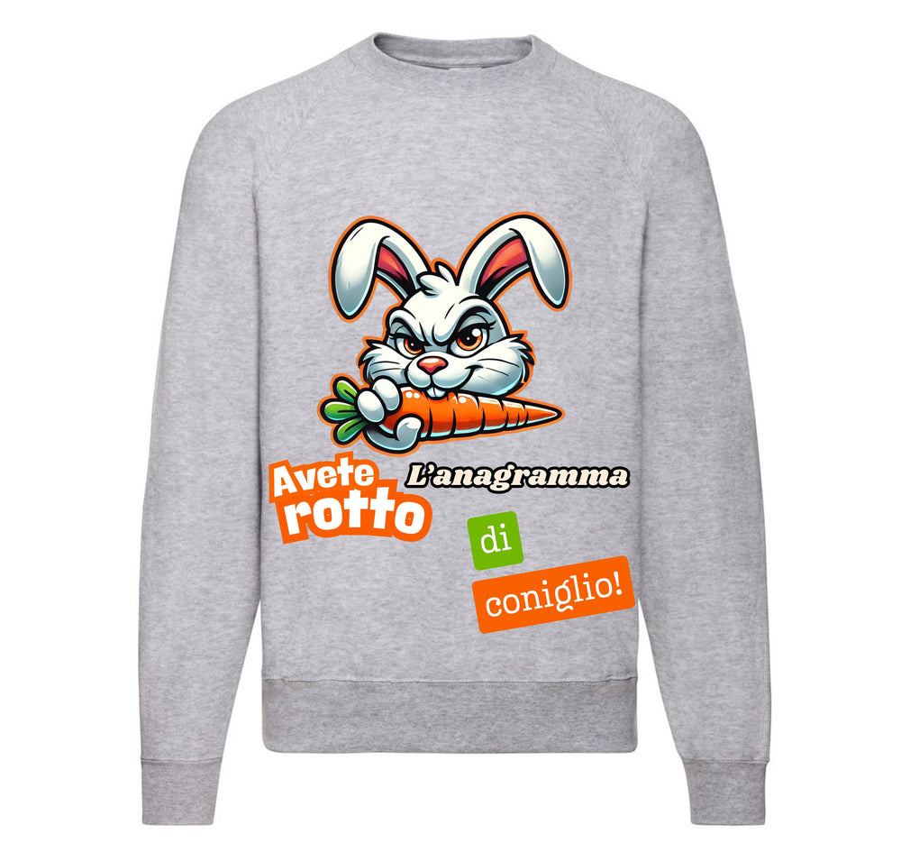 Felpa Classic Uomo Donna ANAGRAMMA ( AN0945234 ) - Gufetto Brand 