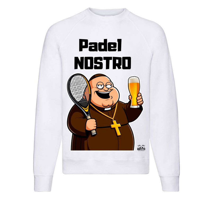 Felpa Classic Uomo Donna PADEL NOSTRO ( PD5589635487 ) - Gufetto Brand 