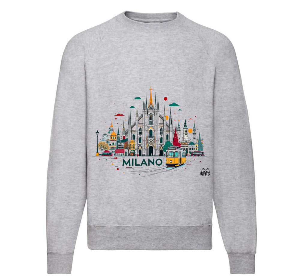 Felpa Classic Uomo Donna MILANO ( MI56218567 ) - Gufetto Brand 