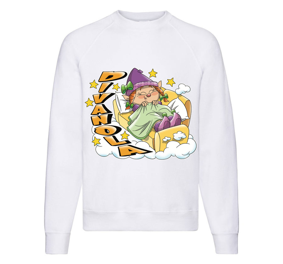 Felpa Classic Uomo Donna DIVANOLA ( DI7312098574 ) - Gufetto Brand 