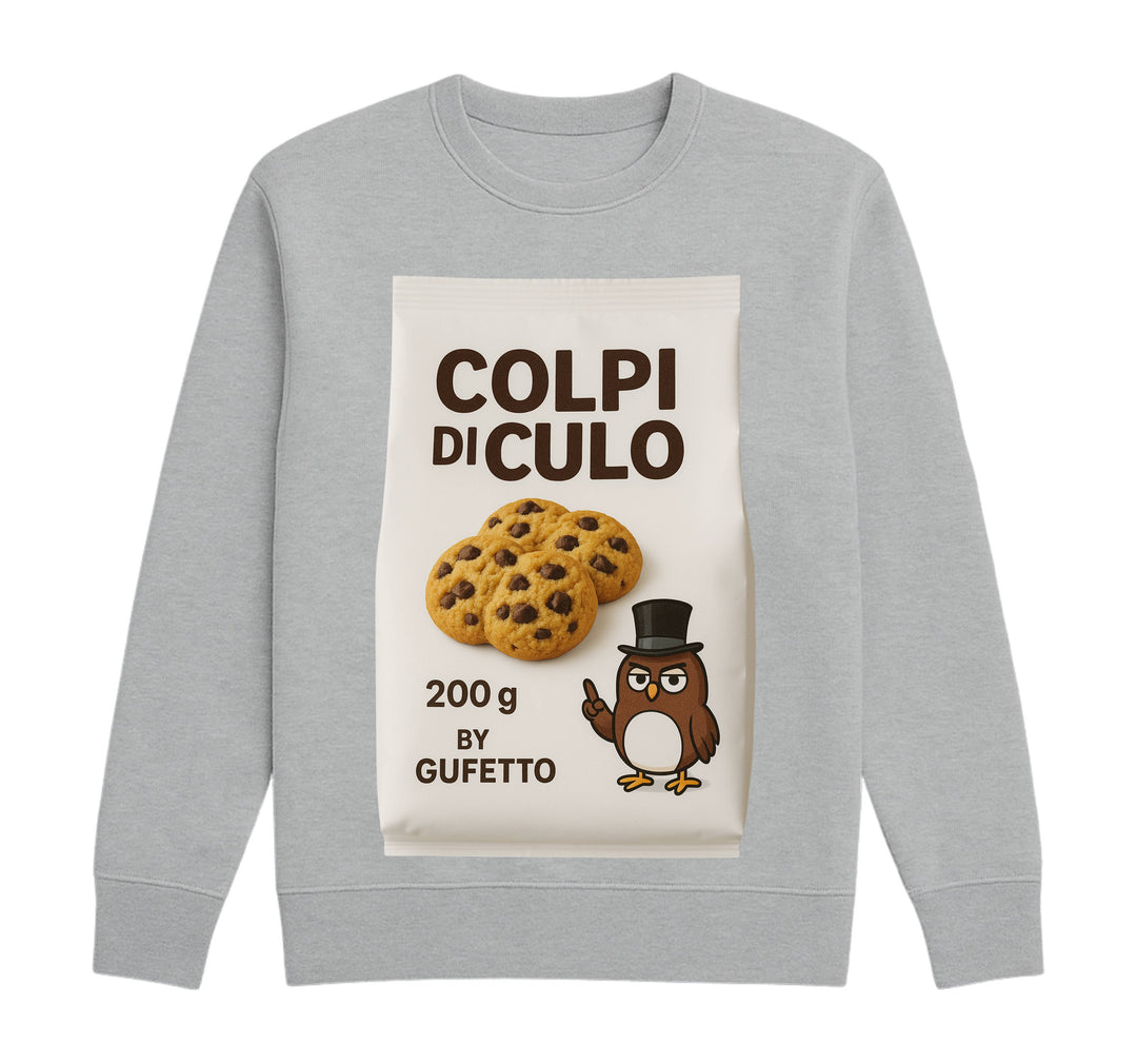 Felpa Classic Uomo Donna BISCOTTI COLPI DI C.... ( CO657483523 ) - Gufetto Brand 