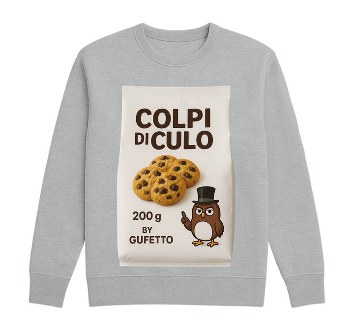 Felpa Classic Uomo Donna BISCOTTI COLPI DI C.... ( CO657483523 ) - Gufetto Brand 
