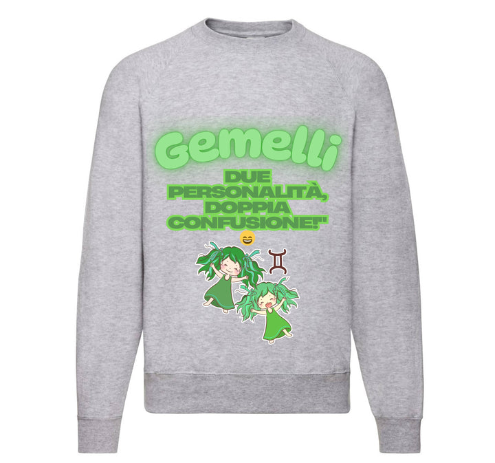 Felpa Classic Uomo Donna GEMELLI ( GE6098765 ) - Gufetto Brand 
