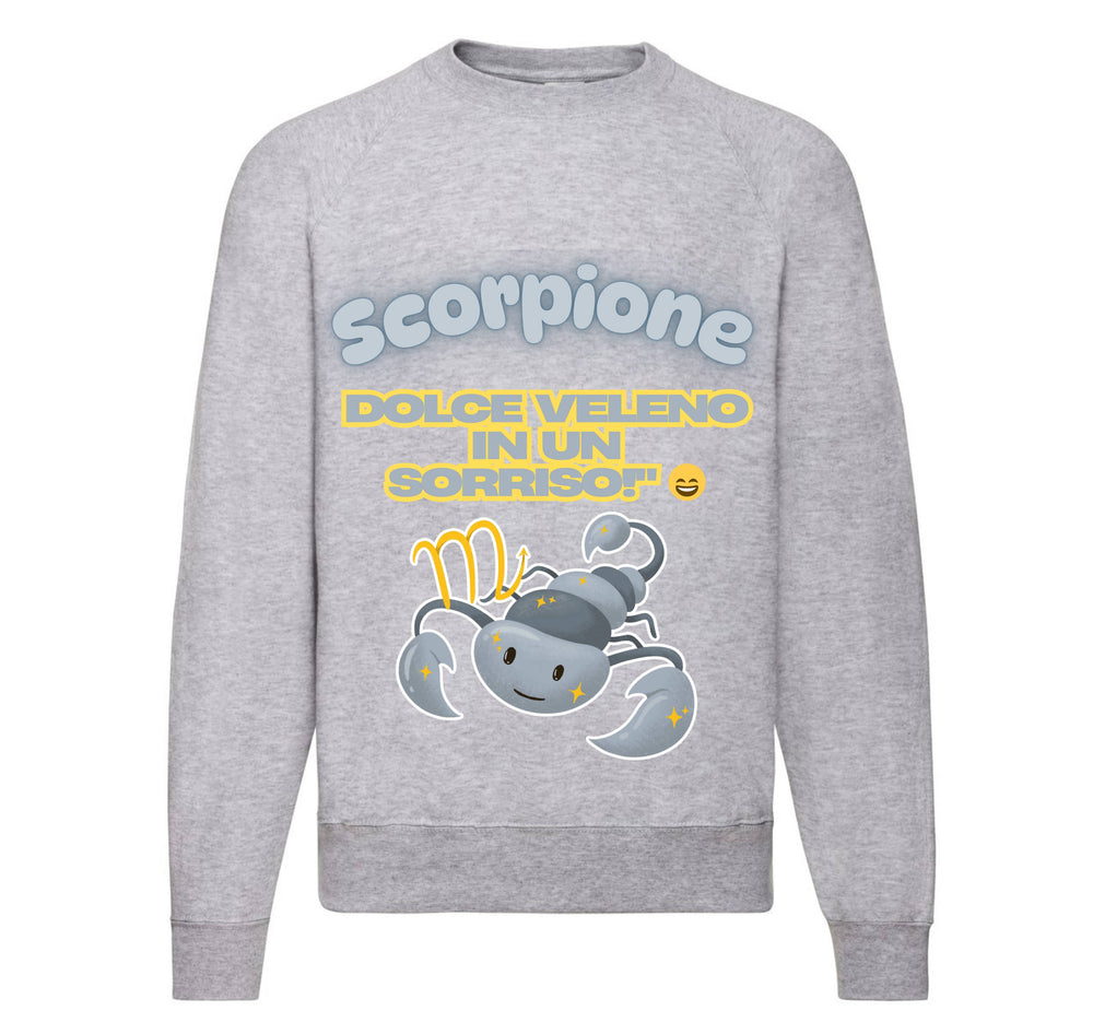 Felpa Classic Uomo Donna SCORPIONE ( SC09431678 ) - Gufetto Brand 