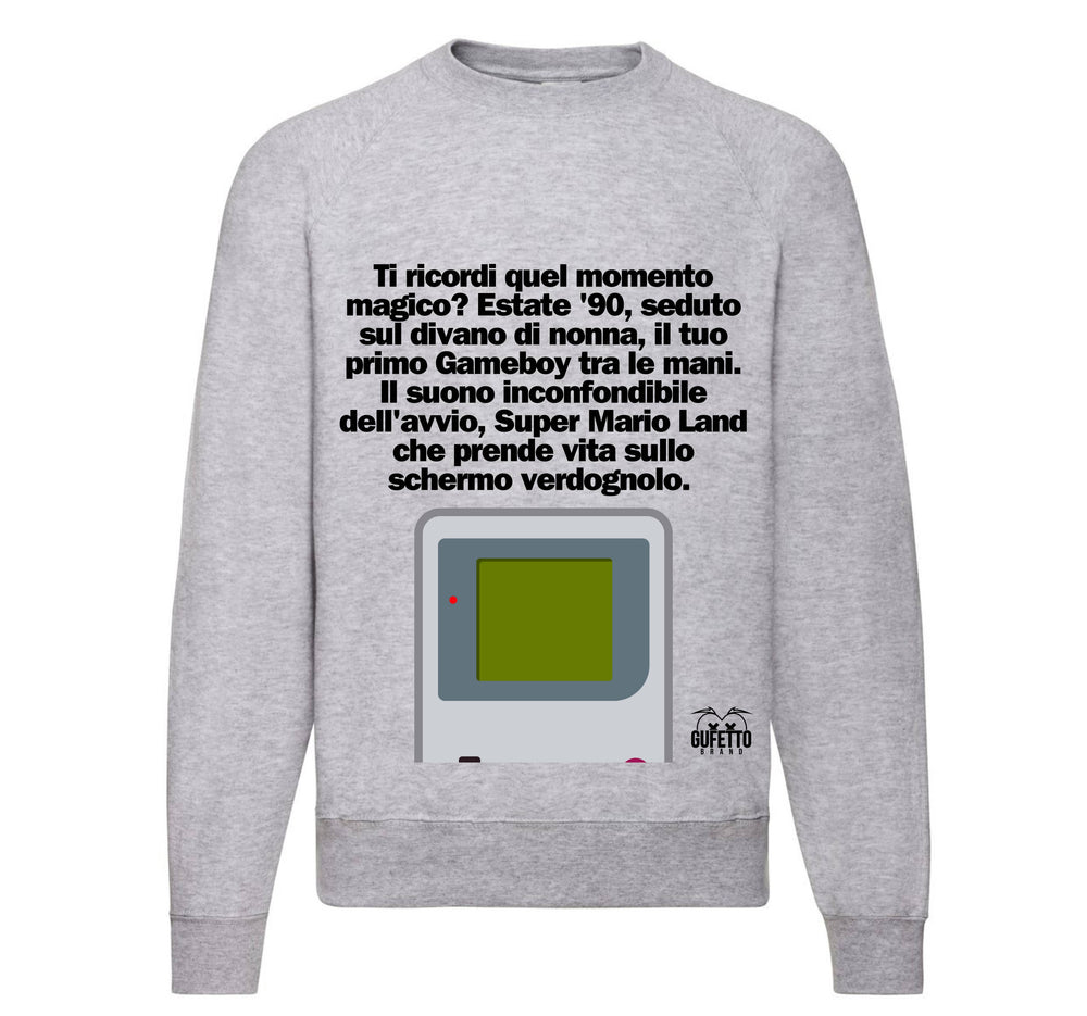 Felpa Classic Uomo Donna GAME BOY ( GB7908545 ) - Gufetto Brand 