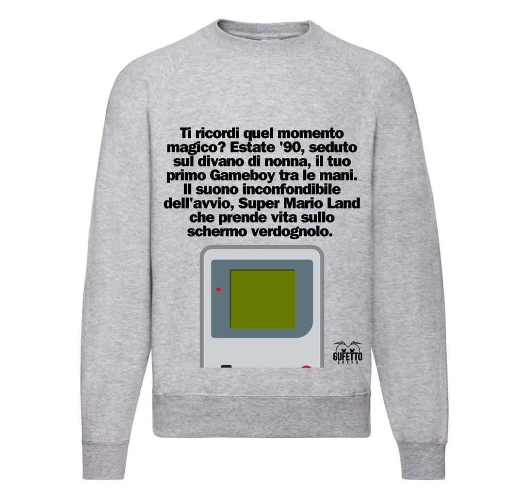 Felpa Classic Uomo Donna GAME BOY ( GB7908545 ) - Gufetto Brand 