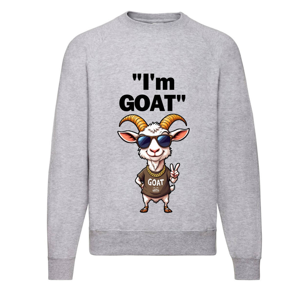 Felpa Classic Uomo Donna I'M GOAT ( GO65984523 ) - Gufetto Brand 