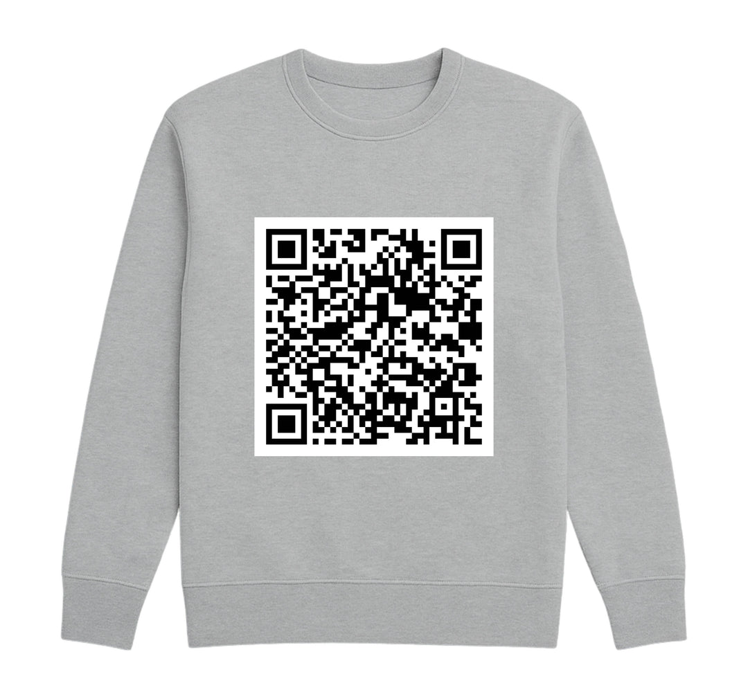 Felpa Classic Uomo Donna QR FU*K ( FU60987345 ) - Gufetto Brand 