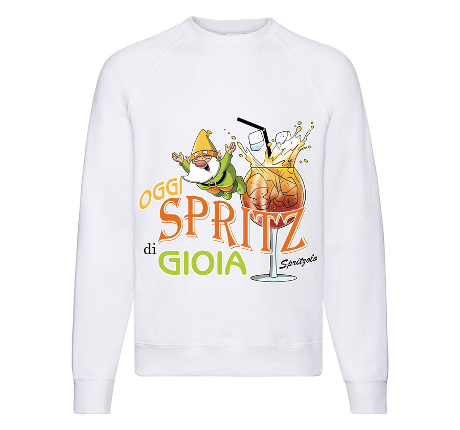 Felpa Classic Uomo Donna SPRITZ DI GIOIA ( BOS7093124567 ) - Gufetto Brand 