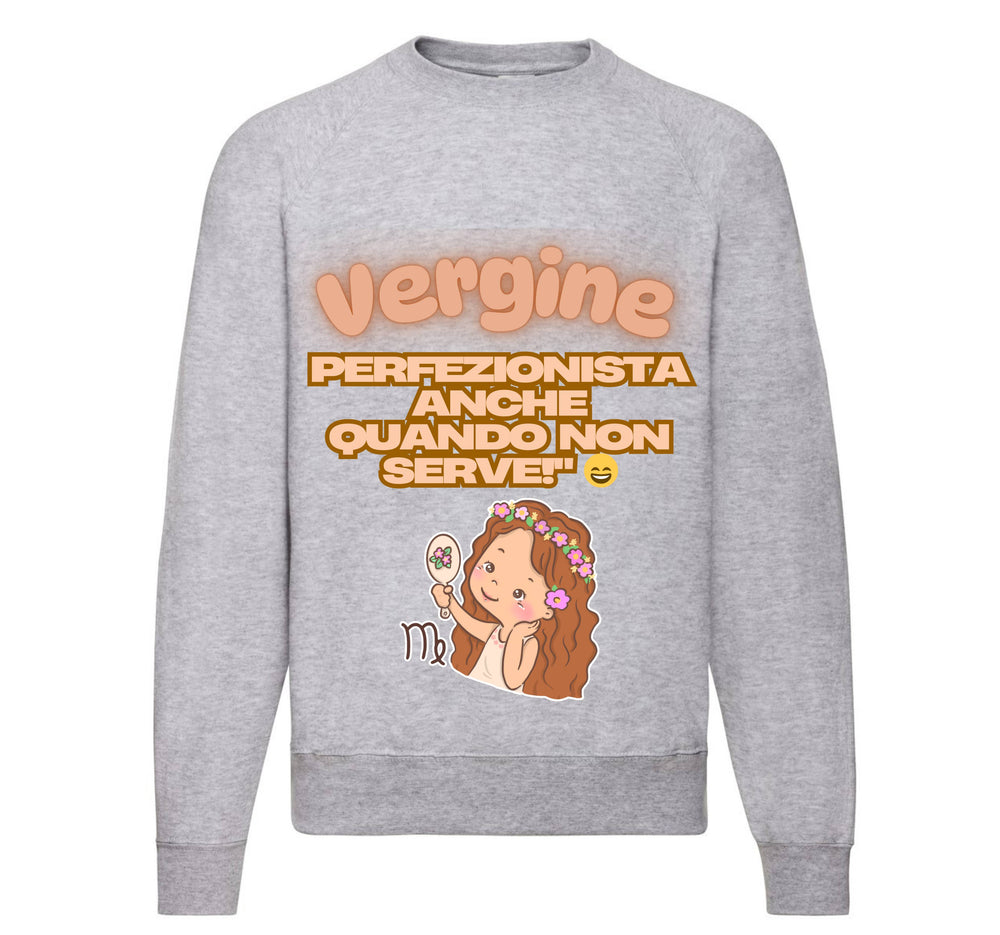 Felpa Classic Uomo Donna VERGINE ( VE3409786 ) - Gufetto Brand 