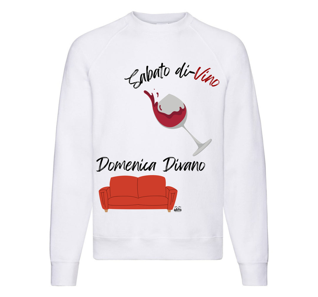 Felpa Classic Uomo Donna SABATO ( SA67098712345 ) - Gufetto Brand 