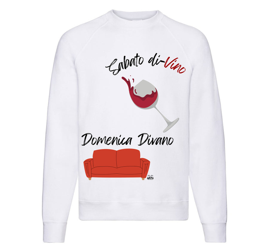 Felpa Classic Uomo Donna SABATO ( SA67098712345 ) - Gufetto Brand 
