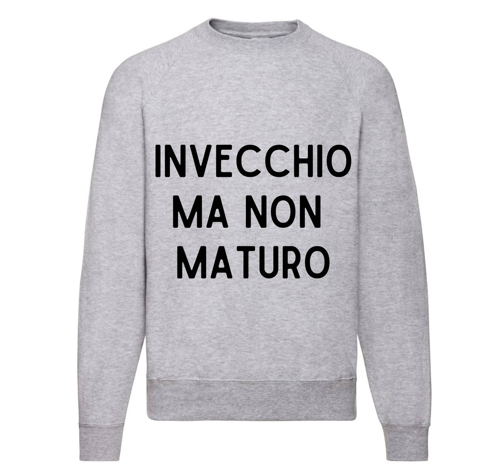 Felpa Classic Uomo Donna INVECCHIO ( IN59087234 ) - Gufetto Brand 