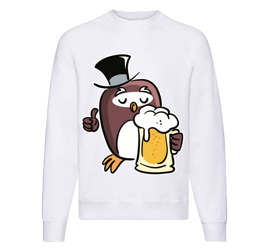 Felpa Classic Uomo Donna GUFETTO BIRRA ( GB33308743 ) - Gufetto Brand 