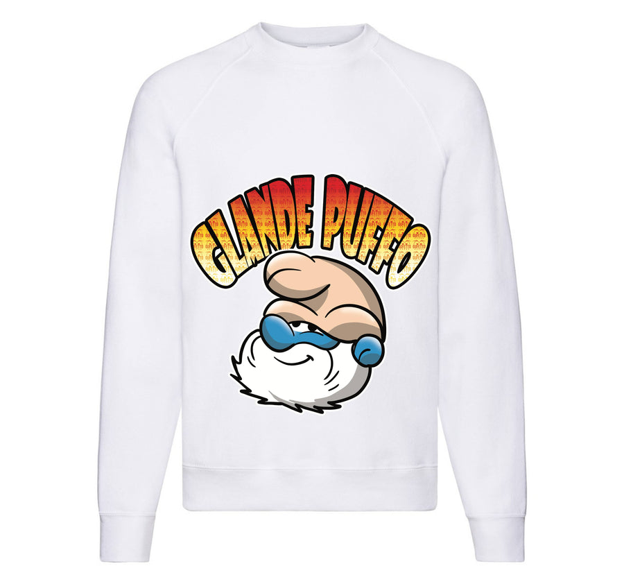 Felpa Classic Uomo Donna GLANDE PUFFO ( GP12098462837 ) - Gufetto Brand 