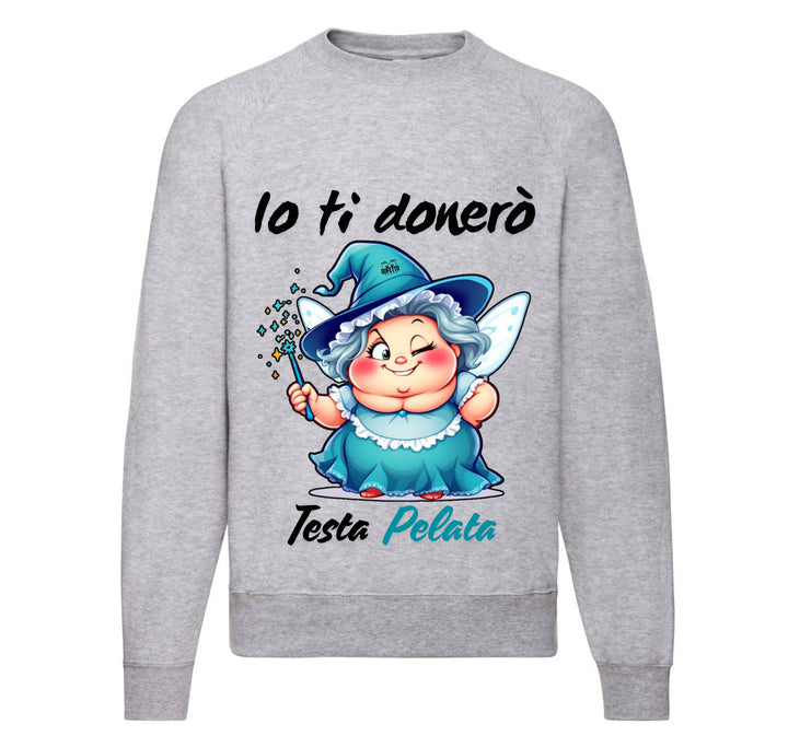 Felpa Classic Uomo Donna Le Fatine Ignoranti TESTA PELATA ( TP9082345 ) - Gufetto Brand 
