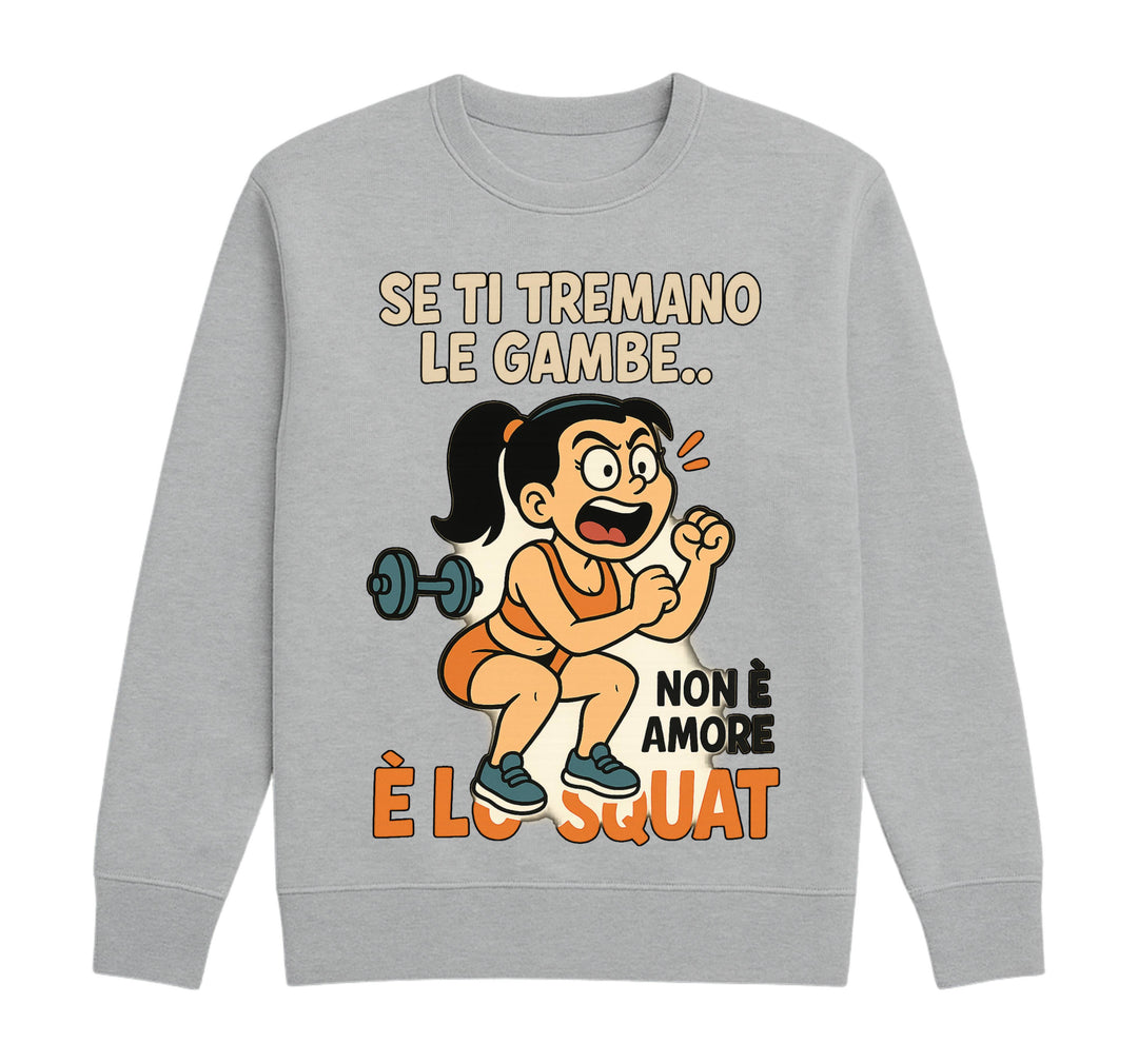 Felpa Classic Uomo Donna SQUAT ( SQ78542136589 ) - Gufetto Brand 