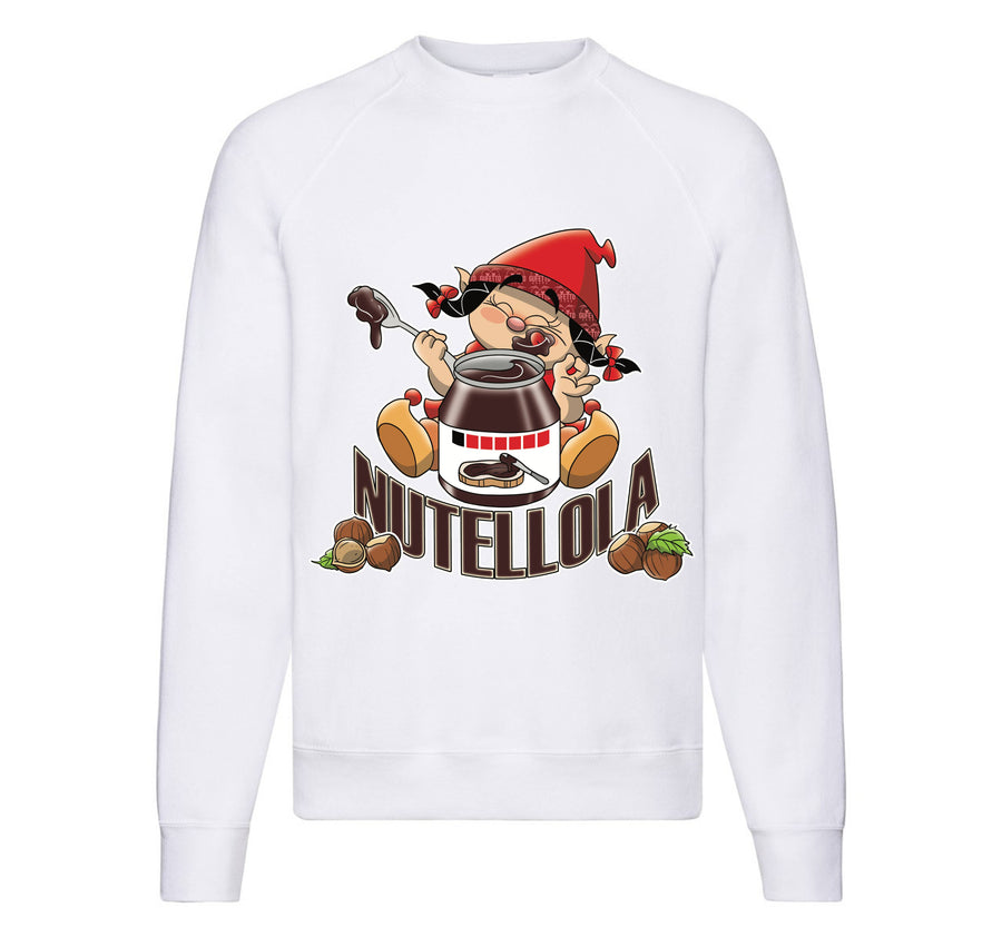 Felpa Classic Uomo Donna NUTELLOLA ( NU88325897 ) - Gufetto Brand 