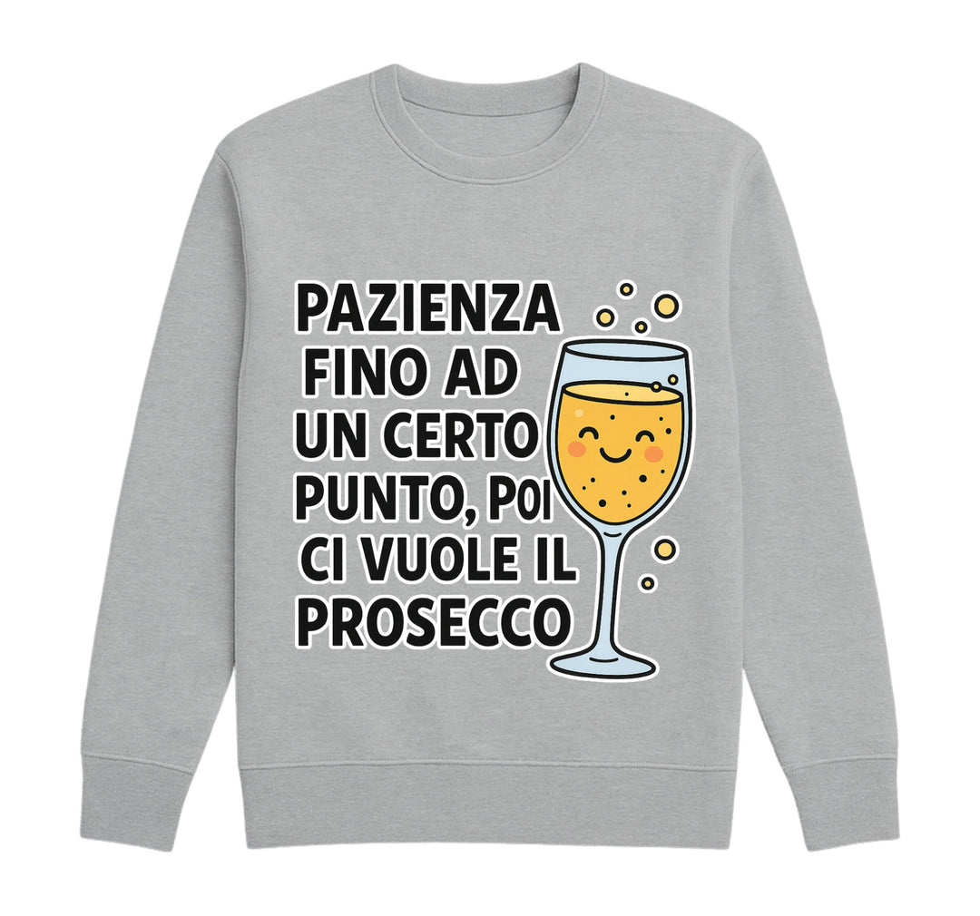 Felpa Classic Uomo Donna PROSECCO ( PO875236589 ) - Gufetto Brand 