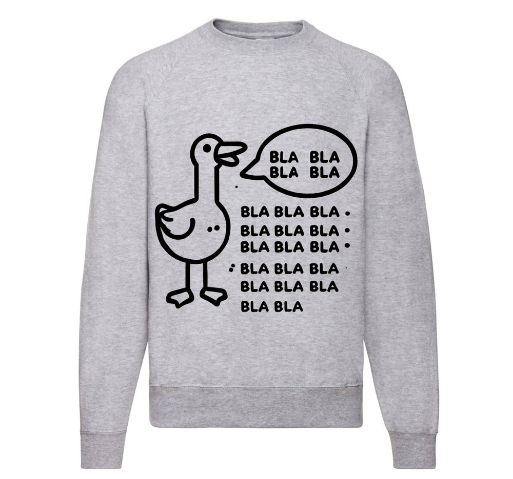 Felpa Classic Uomo Donna BLA BLA BLA ( OC785637465 ) - Gufetto Brand 