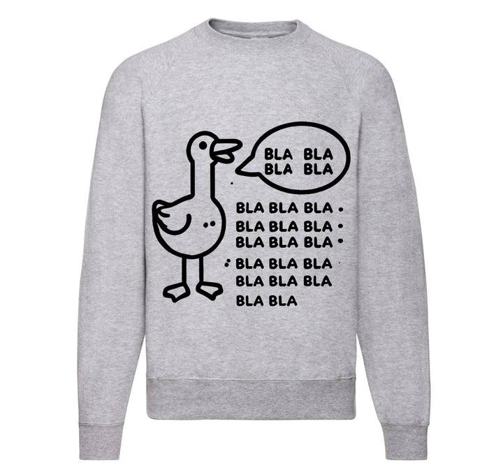 Felpa Classic Uomo Donna BLA BLA BLA ( OC785637465 ) - Gufetto Brand 