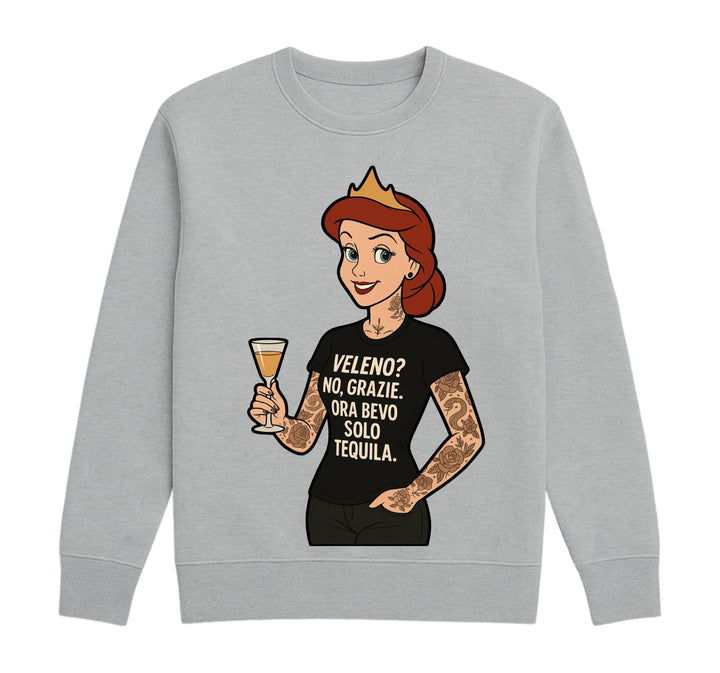 Felpa Classic Uomo Donna PRINCIPESSA TEQUILA ( TE5498675 ) - Gufetto Brand 
