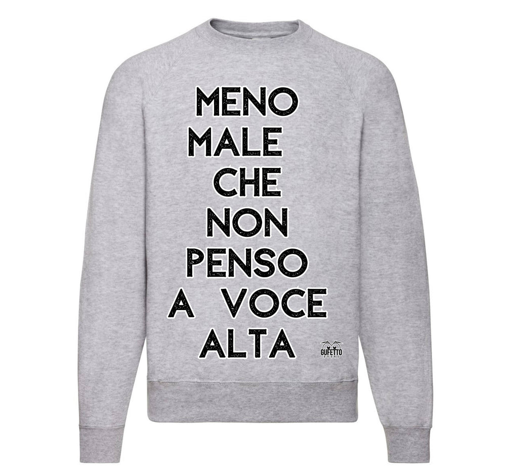 Felpa Classic Uomo Donna MENO MALE ( VA89563275896 ) - Gufetto Brand 