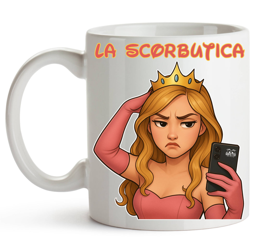 Tazza Principesse 2.0 LA SCORBUTICA ( SC765743262454 ) - Gufetto Brand 