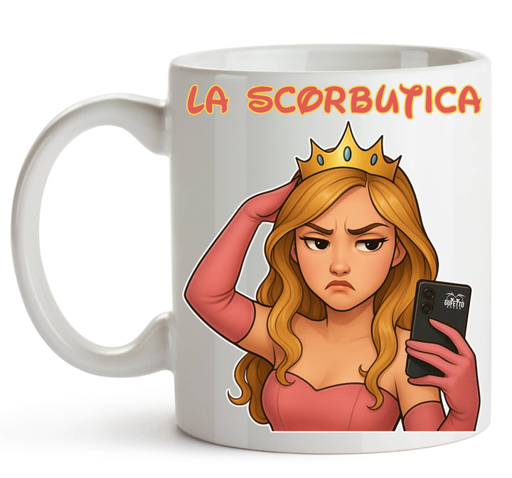 Tazza Principesse 2.0 LA SCORBUTICA ( SC765743262454 ) - Gufetto Brand 