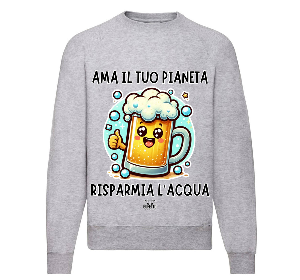 Felpa Classic Uomo Donna PIANETA ( PI0128475937458 ) - Gufetto Brand 