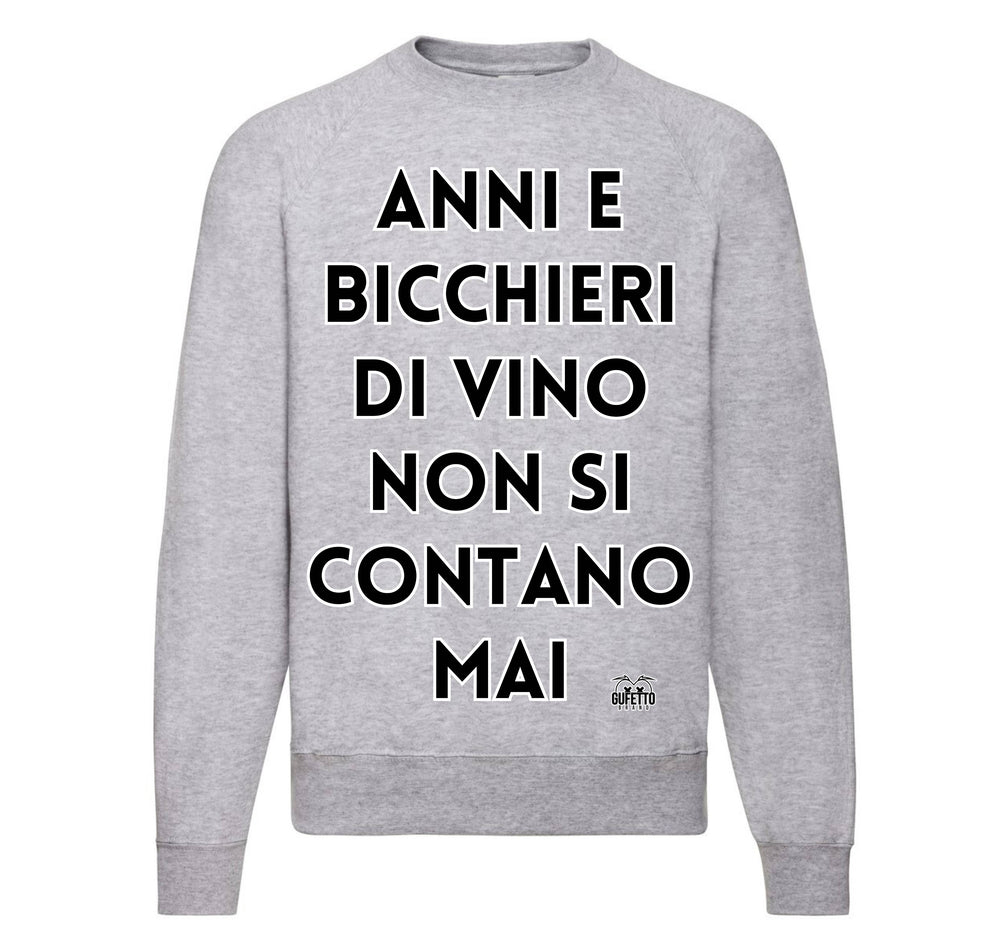 Felpa Classic Uomo Donna ANNI E ( AN36587452663 ) - Gufetto Brand 
