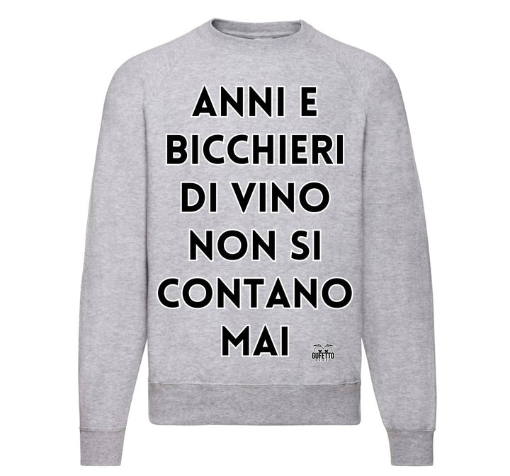 Felpa Classic Uomo Donna ANNI E ( AN36587452663 ) - Gufetto Brand 