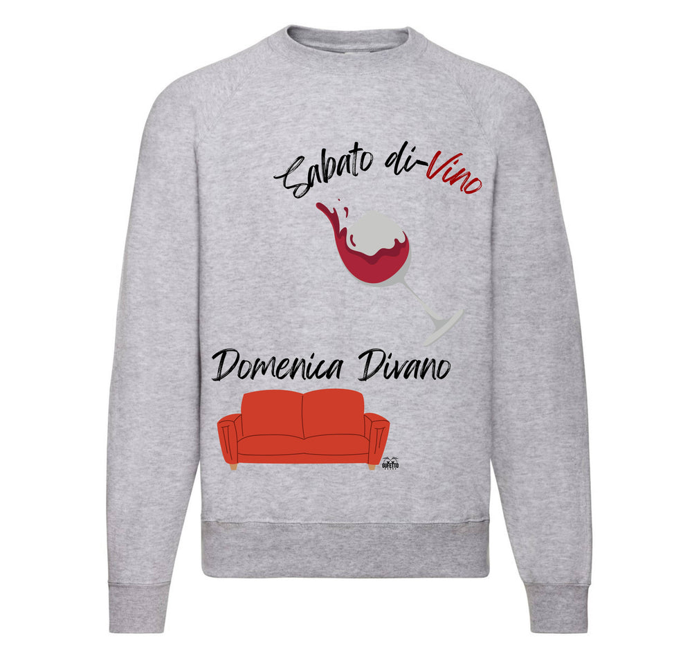 Felpa Classic Uomo Donna SABATO ( SA67098712345 ) - Gufetto Brand 