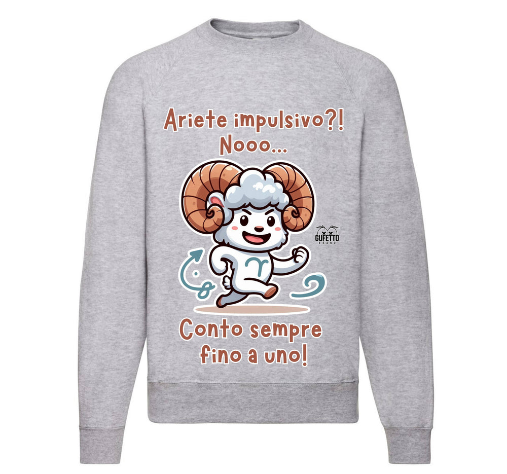Felpa Classic Uomo Donna ARIETE ( AR04675892 ) - Gufetto Brand 
