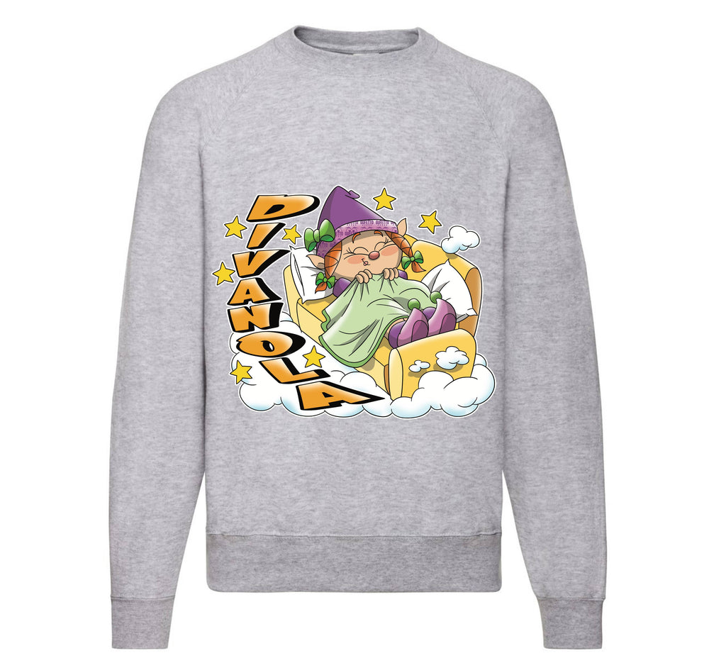 Felpa Classic Uomo Donna DIVANOLA ( DI7312098574 ) - Gufetto Brand 