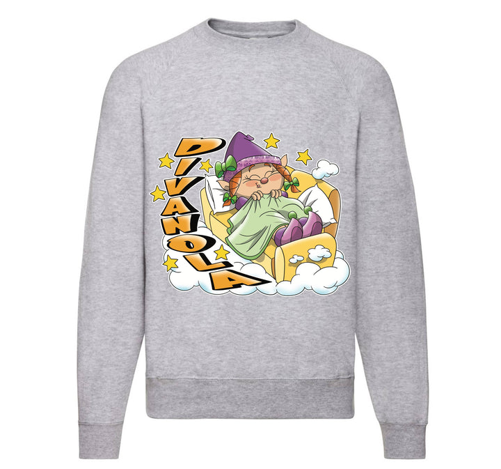 Felpa Classic Uomo Donna DIVANOLA ( DI7312098574 ) - Gufetto Brand 