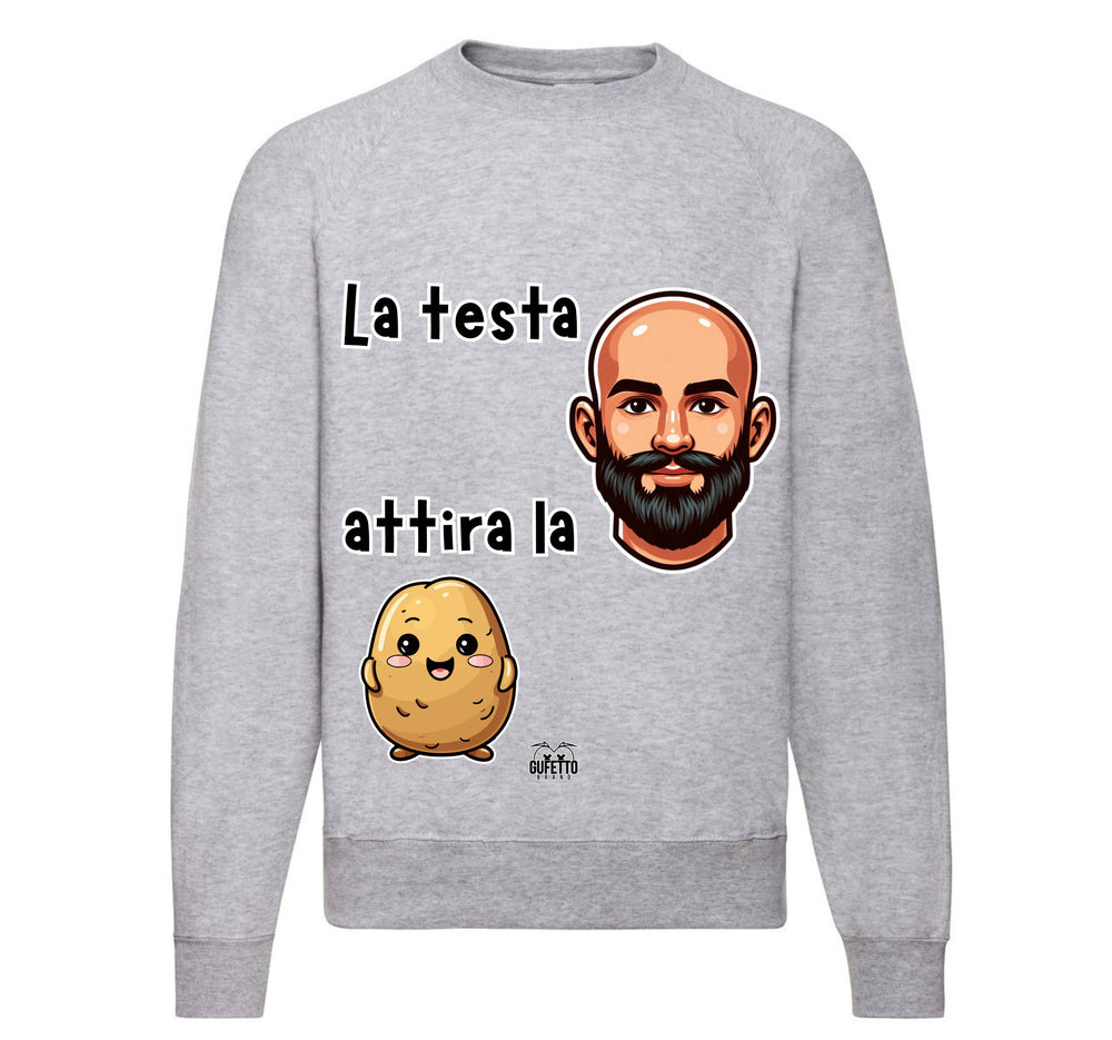Felpa Classic Uomo Donna PATATA ( PA09374656893 ) - Gufetto Brand 
